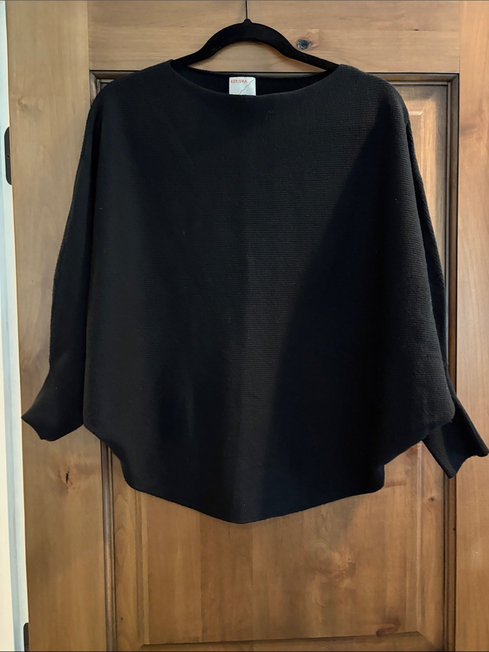 Kerisma Black Boatneck Knit Sweater